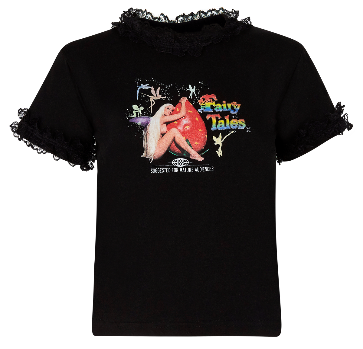 Adult Fairytales T-Shirt  | Black